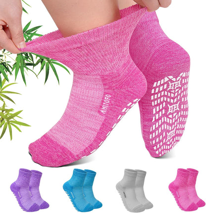 CaiDieNu diabetic ankle socks front view showing non-binding top cuff