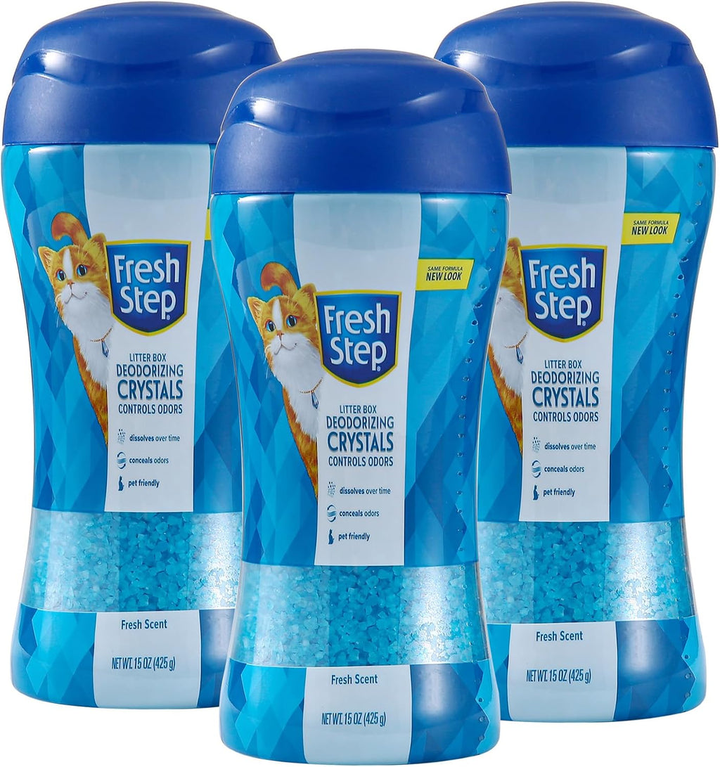 Fresh Step Cat Litter Crystals Deodorizer, Non Toxic Odor Neutralizing Crystals for Litter Boxes that Help Control Smells and Keep Home Areas Fresh, Summer Breeze Scent, 15 Ounce - Image 14