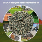 USKICH Yard Odor Eliminator packaging closeup authentic USA import.