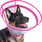 Dog Cone to Stop Licking, Clear Recovery Collar with Detachable Zipper, Sturdy Elizabethan Collar for Large Medium Small Dogs, Soft Adjustable Cone After Surgery Patented, Blue XL - Image 10