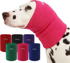 Dog & Cat Calming Hoodie - Soft Double-Layer Ear and Neck Cover for Anxiety Relief & Noise Protection, Elastic Pet Head Wrap for Grooming, Bath, Drying & Fireworks - Image 9