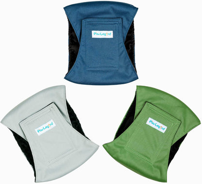 Paw Legend reusable doggie diapers male small size close up on the soft interior absorbent pad