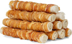 MON2SUN Dog Treats, 9 Inch Chicken Wrapped Rawhide Rolls Snacks, Teeth Cleaning and Long Lasting Chews for Medium and Large Dogs, 23.28oz (6 Count-Pack of 2) - Image 11