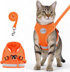 Cat Harness and Leash Set, Escape Proof Adjustable Soft Mesh Vest - Image 14