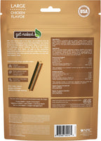 Get Naked chicken flavor dental sticks for senior large dogs