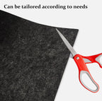 Close-up view of the absorbent felt texture and 3mm thickness on the LYMOI mat.
