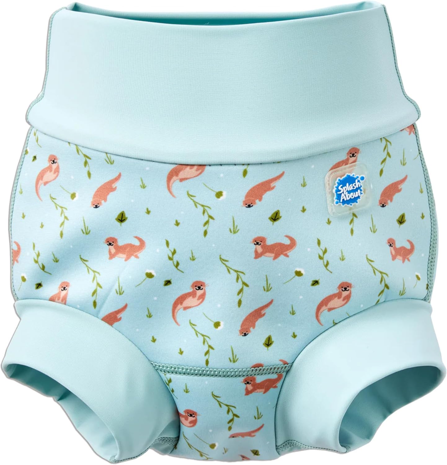 Splash About Happy Nappy Duo Playful Otters front view for toddlers