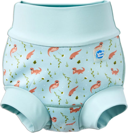 Splash About Happy Nappy Duo Playful Otters front view for toddlers