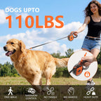 Side profile of XlyCrtve 16ft dog leash showing tangle-free mechanism