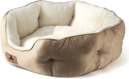 Asvin Small Dog Bed for Small Dogs, Cat Beds for Indoor Cats, Pet Bed for Puppy and Kitty, Extra Soft & Machine Washable with Anti-Slip & Water-Resistant Oxford Bottom, Grey, 20 inches - Image 12