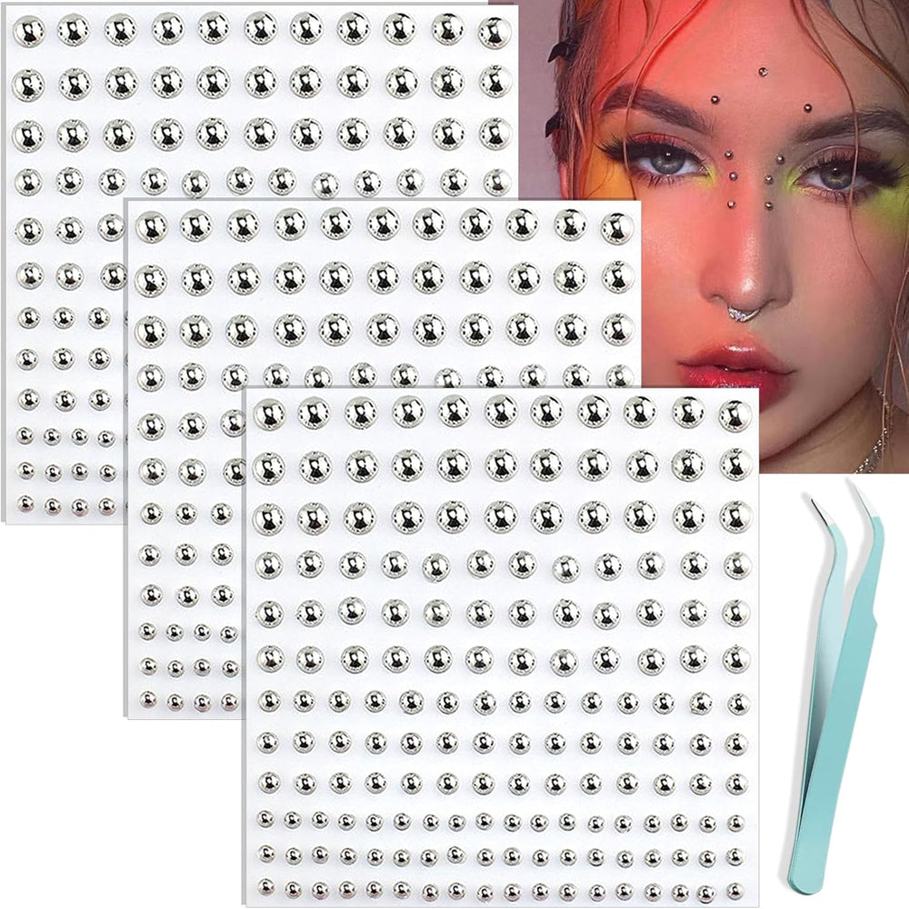Nooepc face gems and fake piercing kit front view