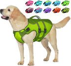 Petglad Dog Life Jacket, High Buoyancy Dog Life Vest with Handle for Swimming Boating, Adjustable Swimming Vest with Reflective Trim for Small Medium Large Dogs - Pink, L - Image 13
