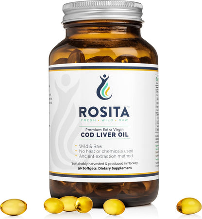 Rosita Extra Virgin Cod Liver Oil Softgels - Image 4