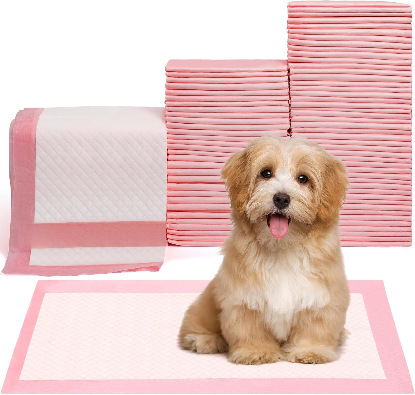 Red Rabbits pet toilet training pads front view packaging