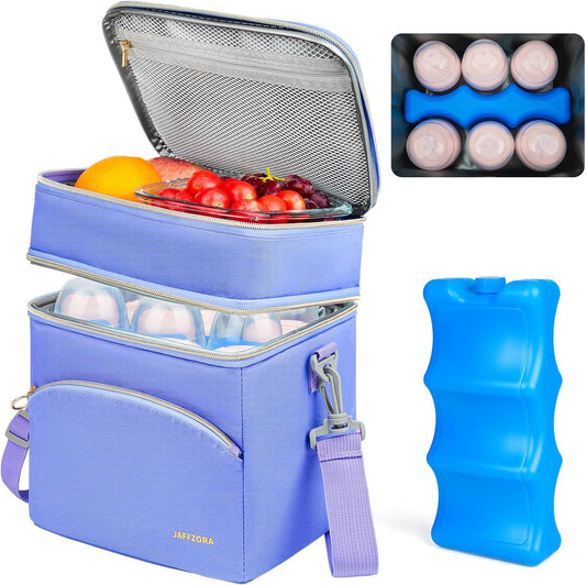 Jaffzora Mancro breastmilk cooler bag front view