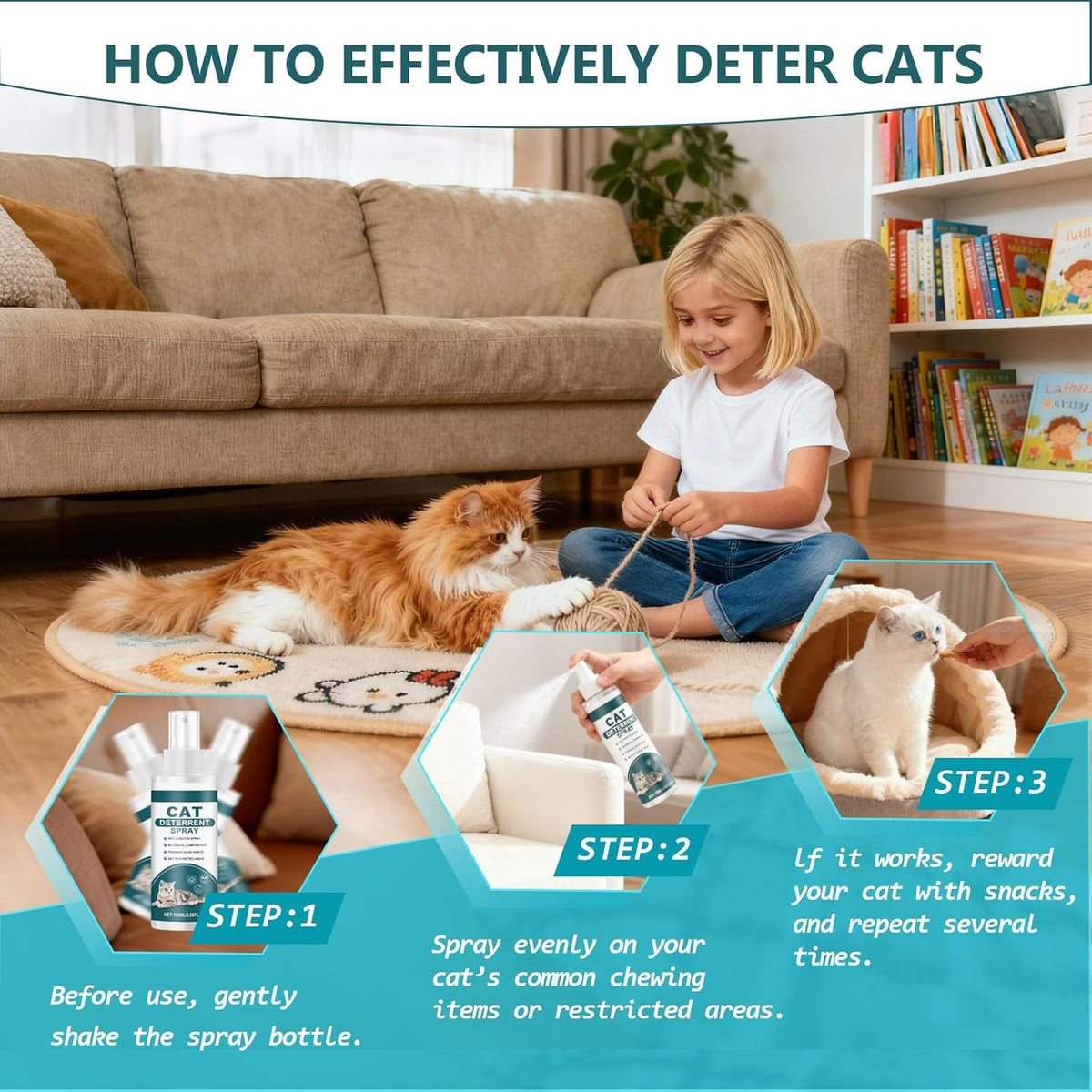 Tagicuku cat anti-scratch training spray for furniture