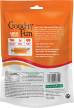 Dental health dog chew rolls for tartar and plaque reduction