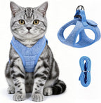 Complete HEYWEAN cat harness and matching leash set packaging
