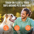 TropiClean natural flea and tick defense formula 20 ounce bottle