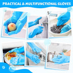 Pecute pet grooming gloves showing anti-skid internal grip