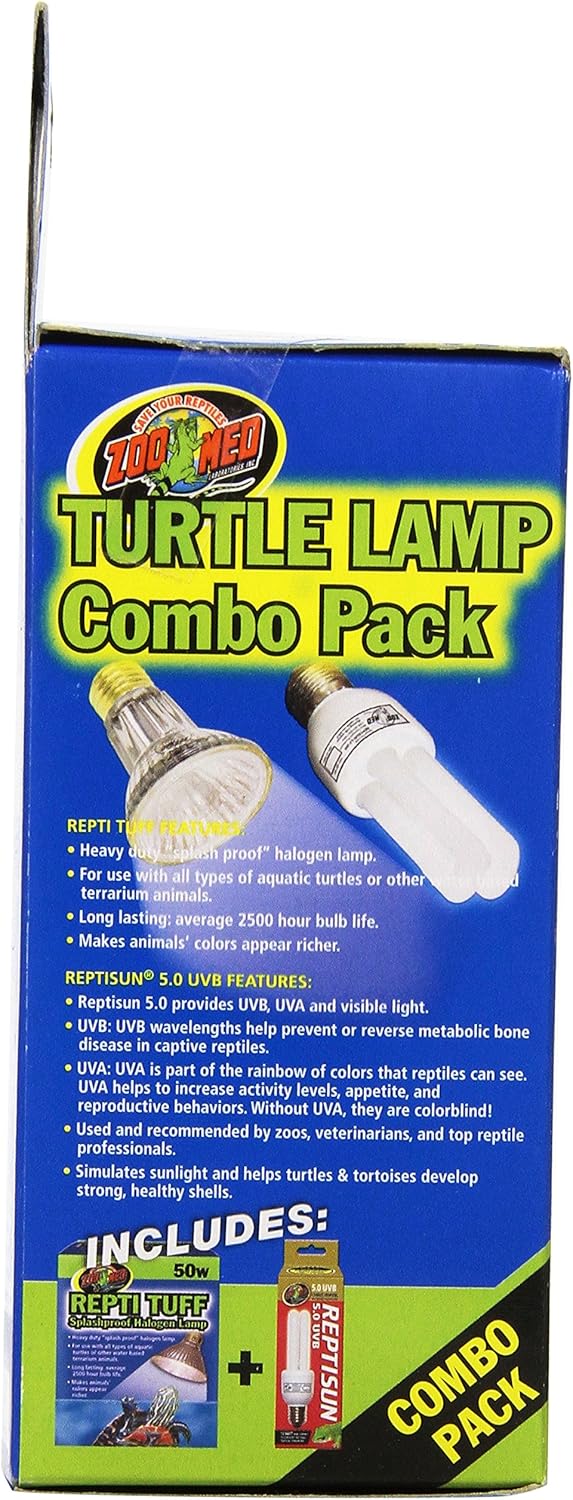 Zoo Med turtle lamp lighting kit contents displayed together