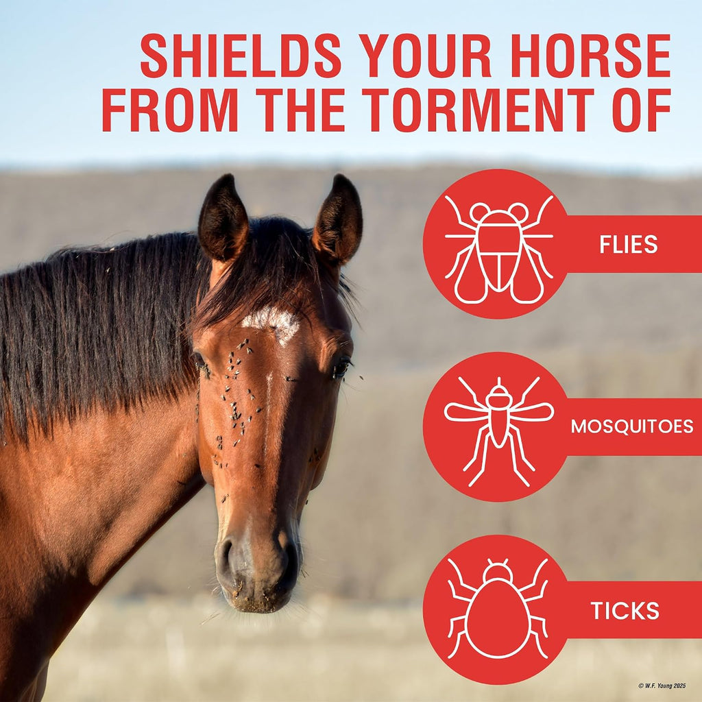 Absorbine UltraShield Red livestock insect spray full container