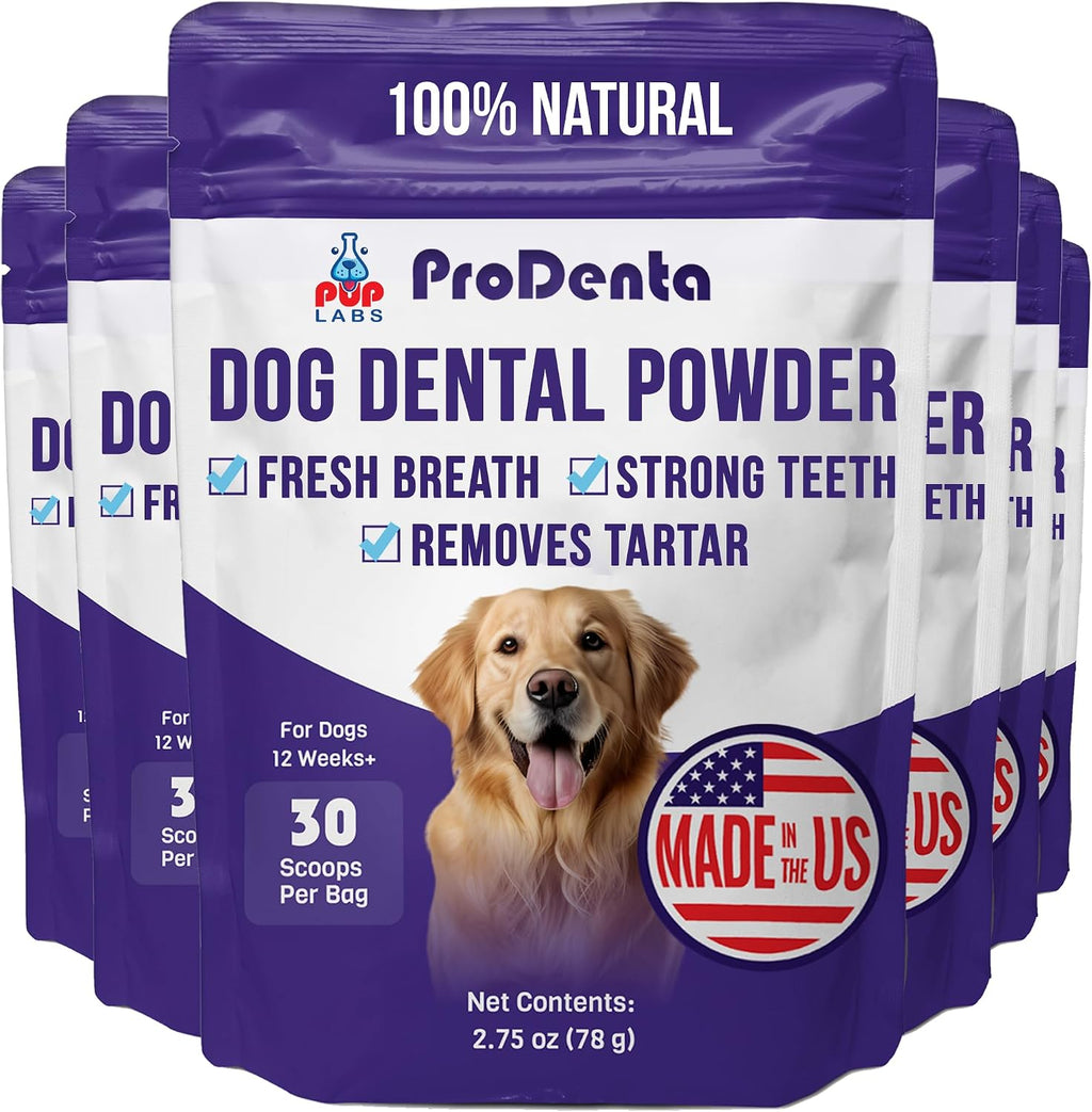 Pup Labs ProDenta Fresh Breath for Dogs, All-Natural Dog Breath Freshener, Dog Dental Powder Made in USA, 30 Servings - Image 10