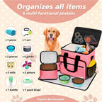 LASUK airline approved dog travel bag with shoulder strap