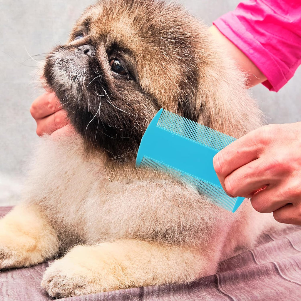 Lemecima bulk pack double sided lice comb collection for small animals