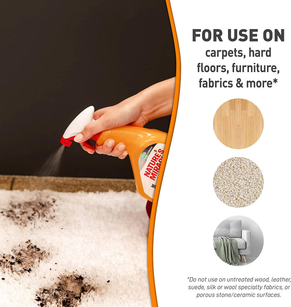 Natures Miracle carpet and furniture cleaner spray nozzle