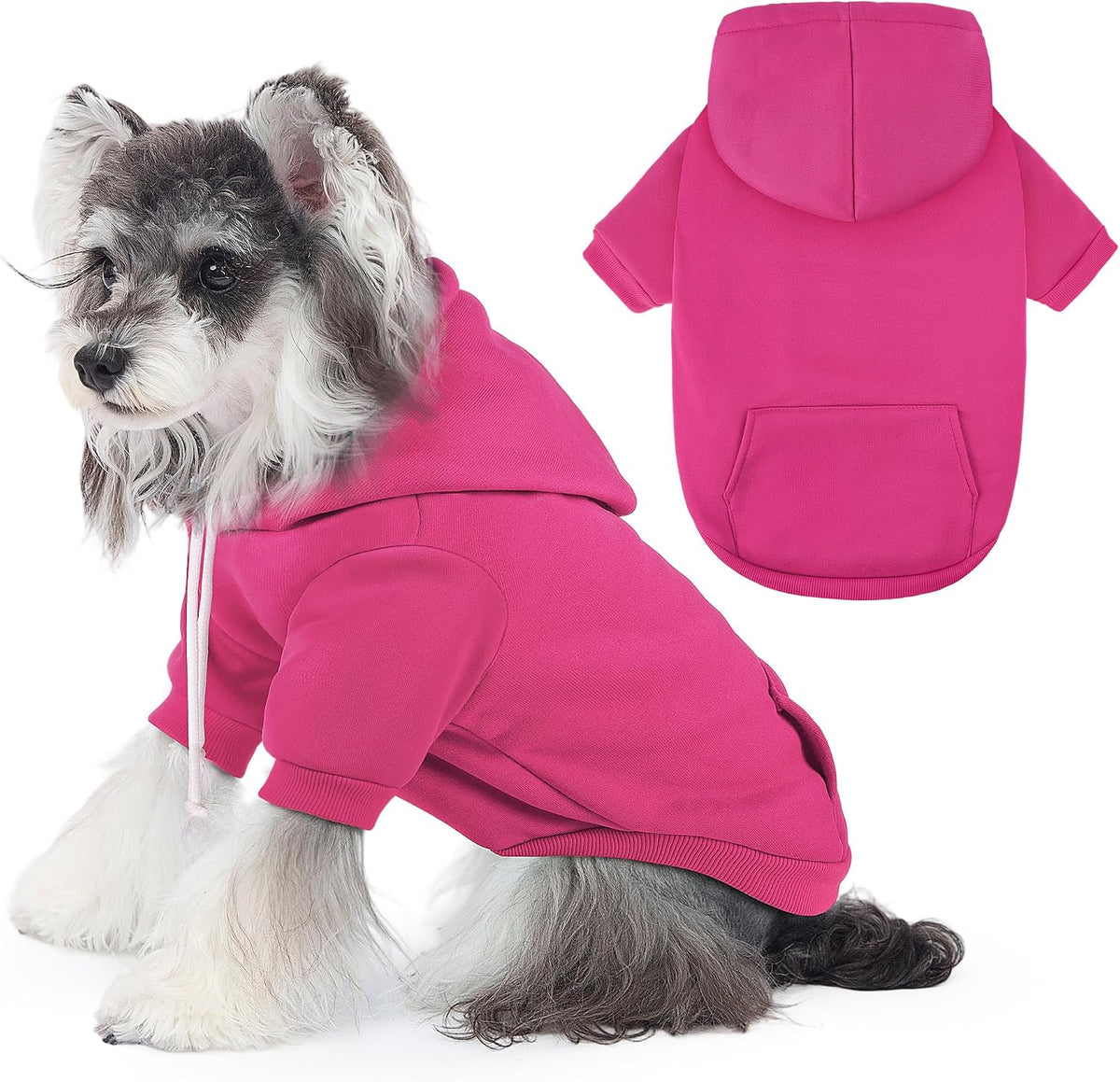 BAOBICUTE authentic pet winter wear classic black sweatshirt for large dogs