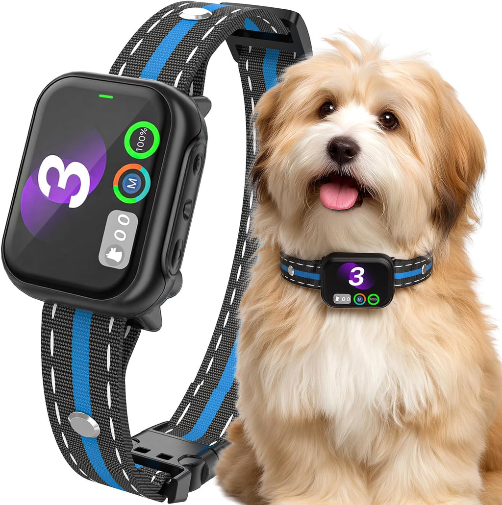 RPZ Bark Collar for Large Medium Small Dogs, Anti Dog Barking Collars Smart 3 Adjustable Sensitivity, Safe 4 Modes Rechargeable IP67 Waterproof, Black - Image 12