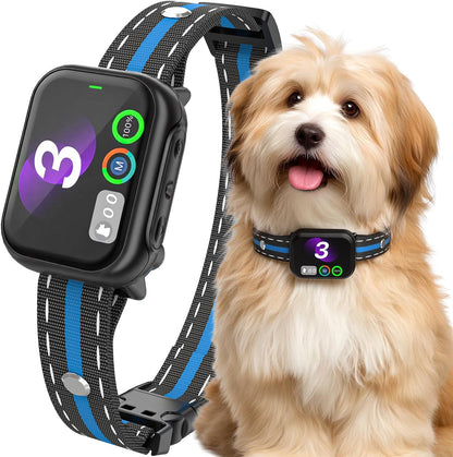 RPZ Bark Collar for Large Medium Small Dogs, Anti Dog Barking Collars Smart 3 Adjustable Sensitivity, Safe 4 Modes Rechargeable IP67 Waterproof, Black - Image 12