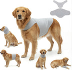 Dajidali all in one pet apparel dark blue safety reflective edge detailing