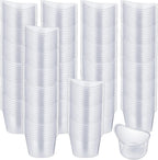 Dimeho disposable eye wash cups 500 count front view for sterile eye rinsing.