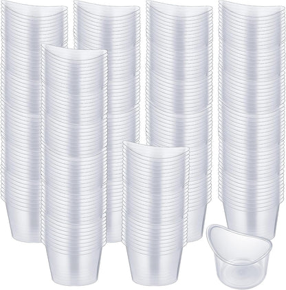 Dimeho disposable eye wash cups 500 count front view for sterile eye rinsing.