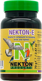 Nekton-E packaging showing usage instructions and details