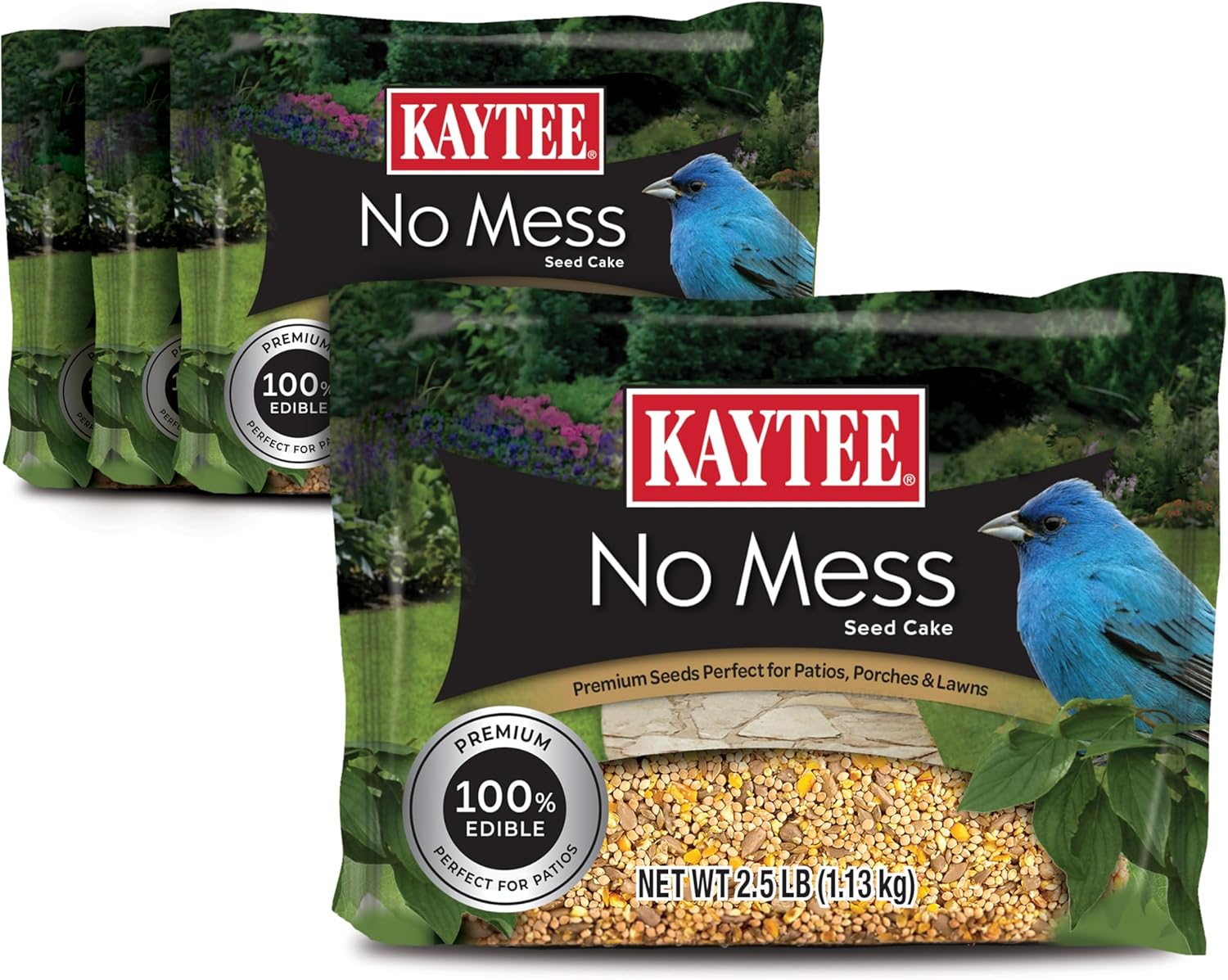 Kaytee Woodpecker Seed Cake, Wild Bird Food, 1.85 Pounds, 4 Count - Image 12