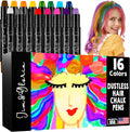 Jim and Gloria 16 dustless hair chalk set packaging front view