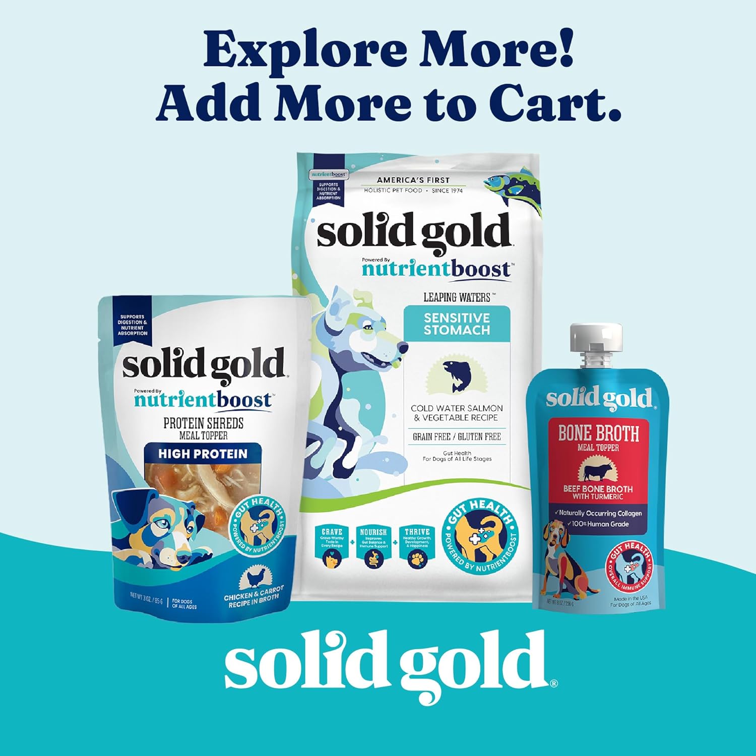 Solid Gold Air Dried Dog Food Toppers for Dry Food - Healthy Dog Treats w/Real Chicken & Superfoods - Serve as a Complete Meal, Topper or Treats - Supports Muscle Growth, Immunity & Digestion - 4oz - Image 9