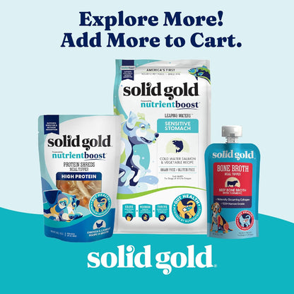 Solid Gold Air Dried Dog Food Toppers for Dry Food - Healthy Dog Treats w/Real Chicken & Superfoods - Serve as a Complete Meal, Topper or Treats - Supports Muscle Growth, Immunity & Digestion - 4oz - Image 9