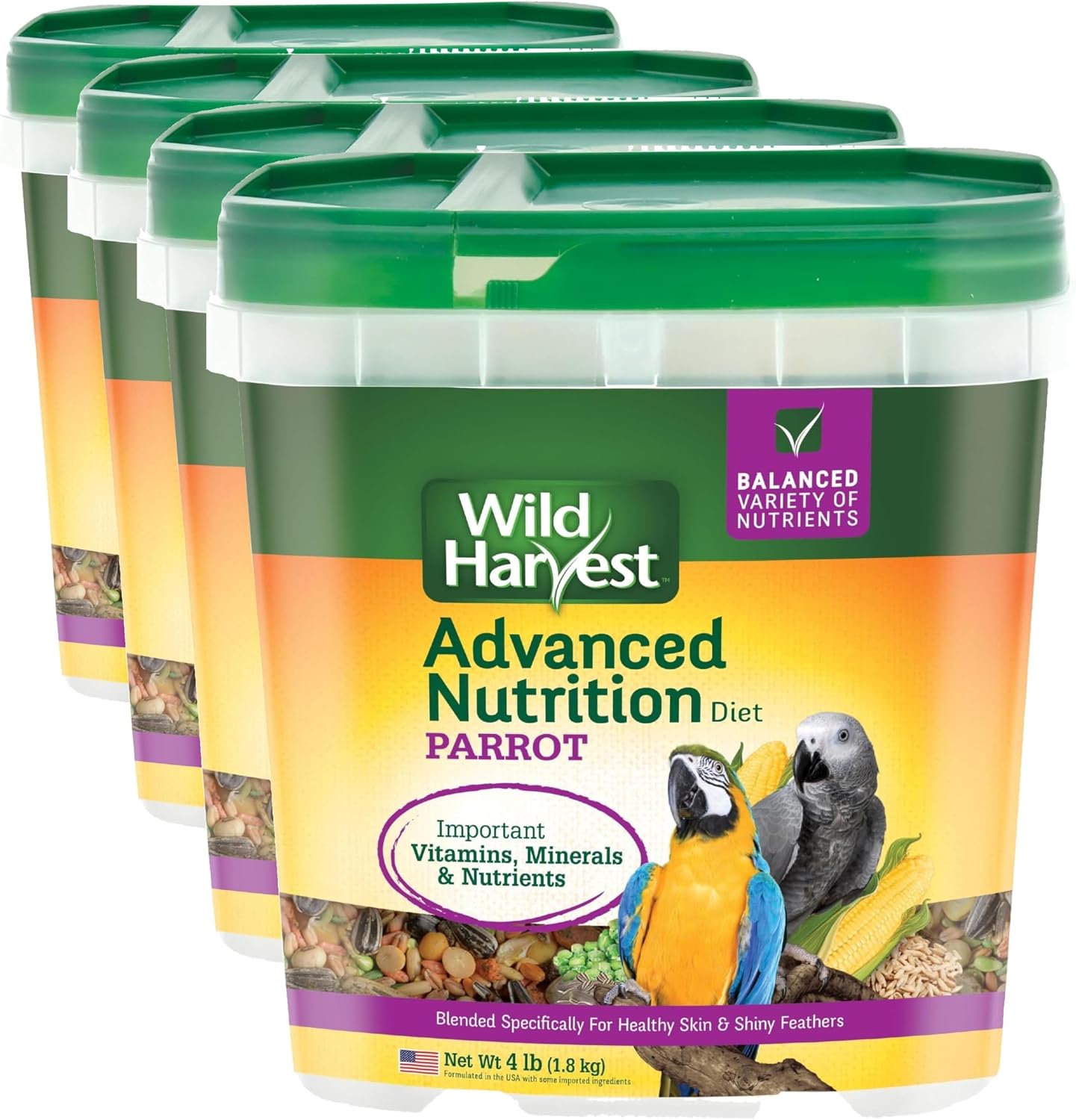Wild Harvest Advanced Nutrition Parrot 8 Pounds, Seed, Grain And Vegetable Mix - Image 11