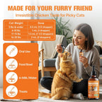 Qanoreth cat stomach remedy ingredients list showing probiotics and herbs