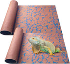 BNOSDM 2 PCS Reptile Carpet Mat Terrarium Liner Bedding Reptile Cage Mat Supplies for Tortoise Lizard Leopard Gecko Snake Chameleon 39.4" x 19.7" - Image 9