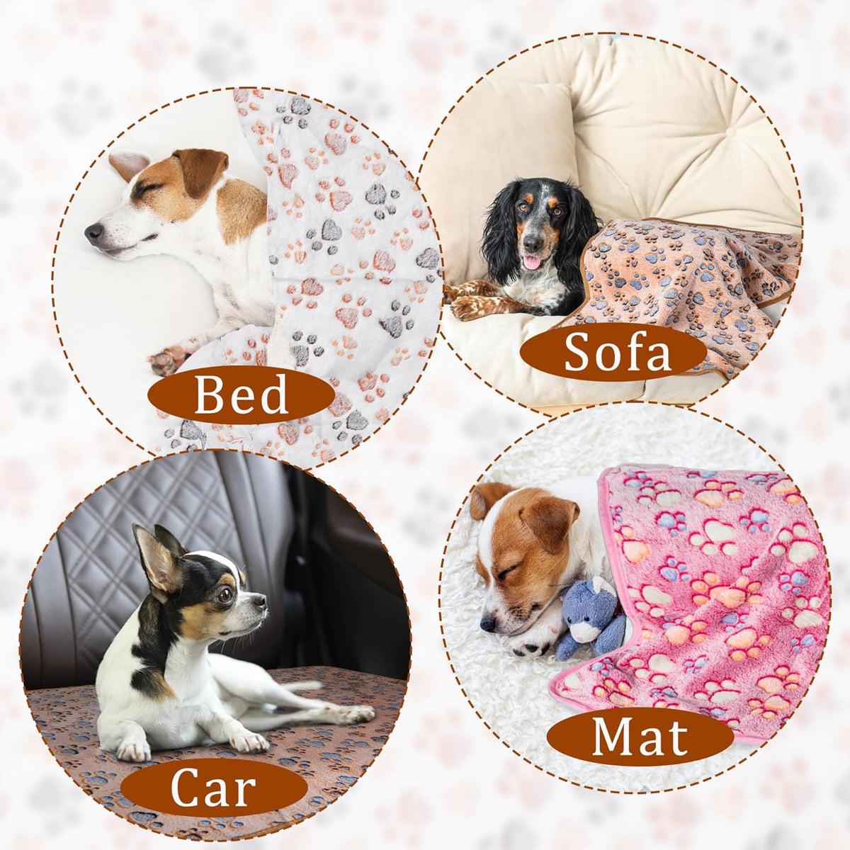 Machine washable premium cat blanket roll highlighting the soft flannel texture