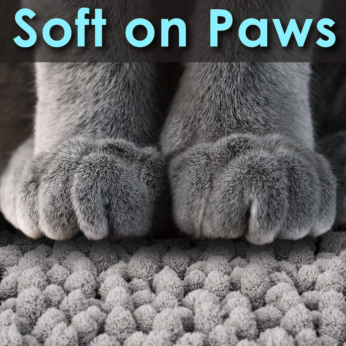 CatGuru machine washable pet litter mat folded view