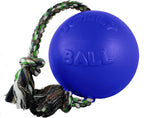 Jolly Pets Romp-n-Roll Rope and Ball Dog Toy, 6 Inches/Medium, Blueberry, Model Number: 606 BB, All Breed Sizes - Image 13