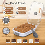 Viretec collapsible food bin in folded storage position