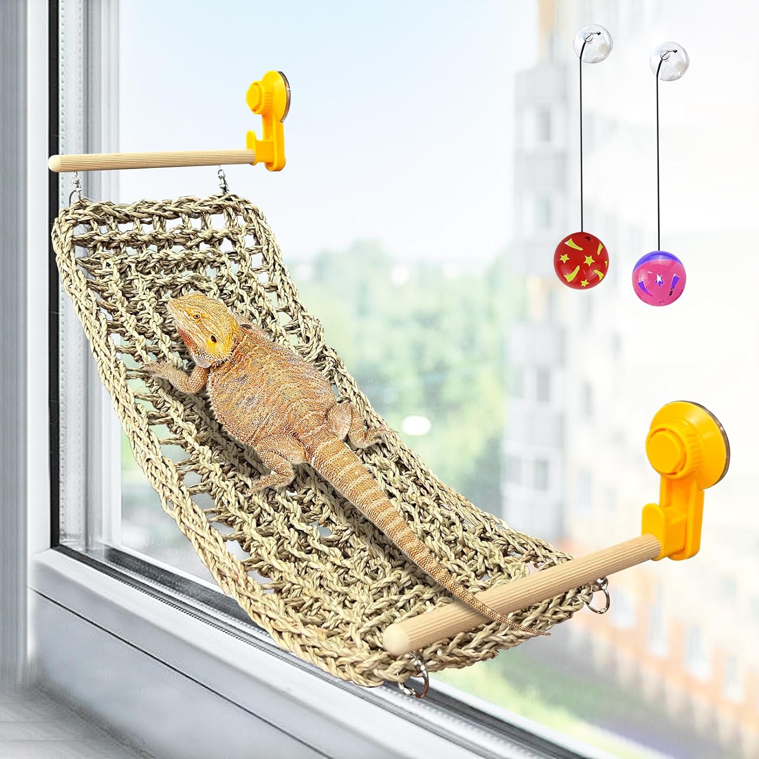 VCEPJH Natural Seagrass Lounger showing the premium imported quality for Indian reptile hobbyists
