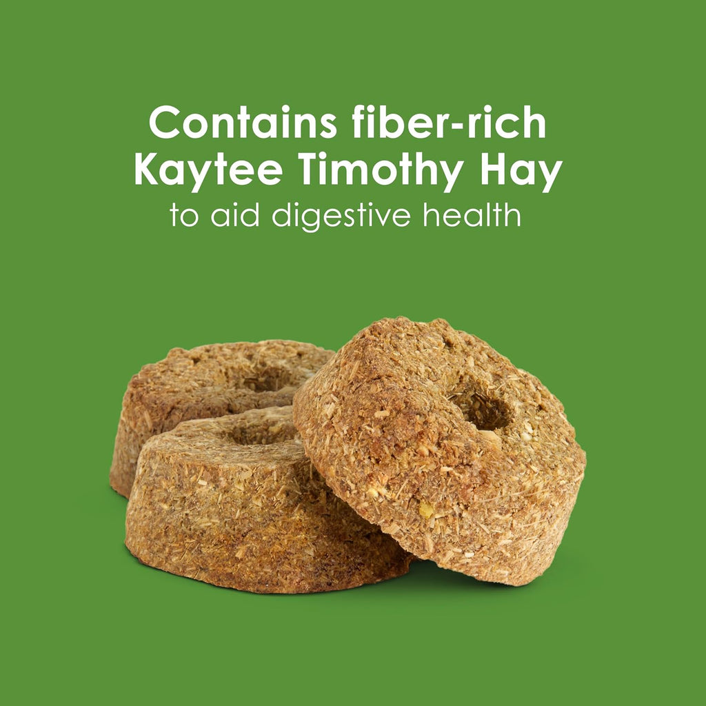 Kaytee timothy hay apple treats package back label details